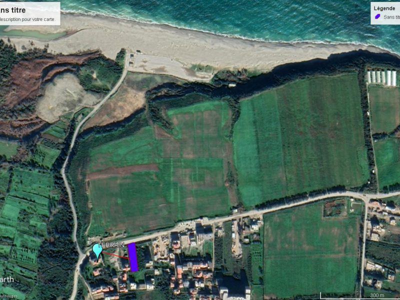 vente terrain a Sidi Khelifa